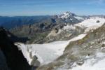 Blick zum Scerscen Gletscher
