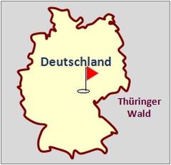 Landkarte Deutschland