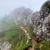 Weg am  Rot�hrsattel
