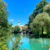 Blick �ber die Mangfall nach Gmund
