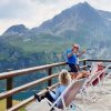 Erholung auf der Terasse der Hütte
Erholung auf der Terasse der Hütte