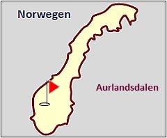 Landkarte Norwegen