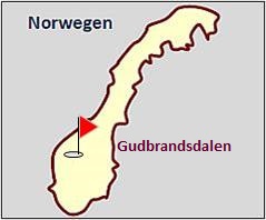 Landkarte Norwegen