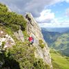 Auf dem Klettersteig
