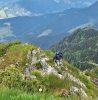 Auf dem Klettersteig
