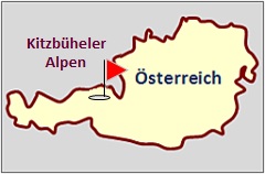 Landkarte sterreich