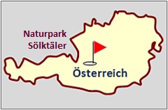 Landkarte sterreich