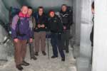 Gruppenfoto im Eispalast

