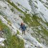 Letzter Anstieg vor der Zois H�tte

