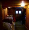 Unser Bettenlager auf der Hütte
