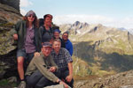 Gruppenfoto an der Schmalzgrubenscharte
